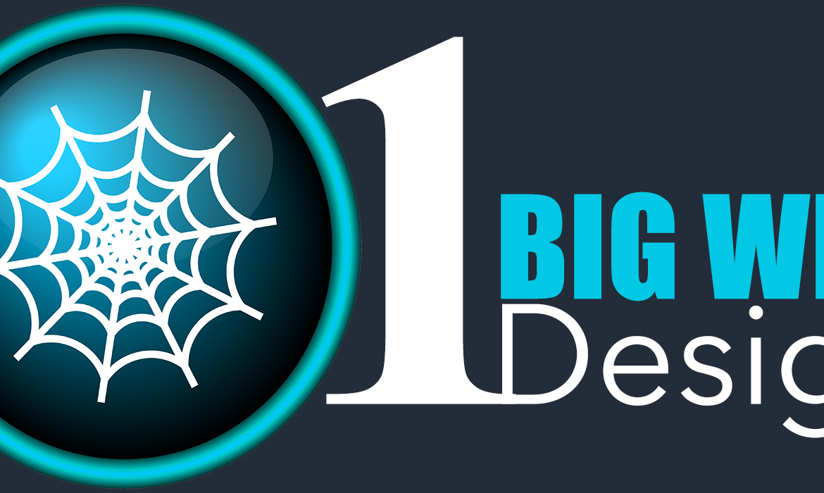 1 big web design text logo