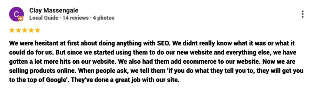 review from clay