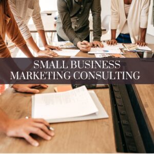 marketing team planning small business marketing plan